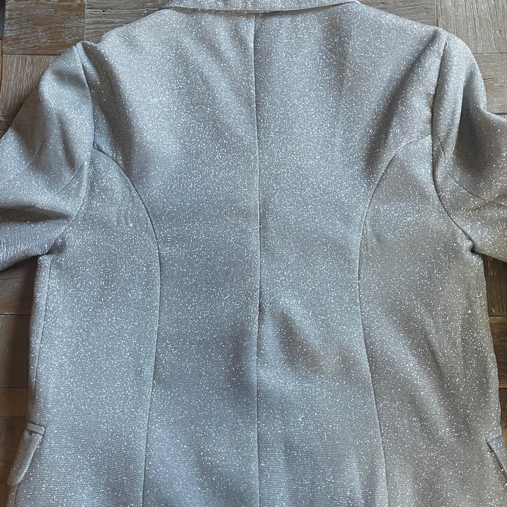 Babyboo Metallic Silver Double Breasted Blazer🖤 - Picture 11 of 14